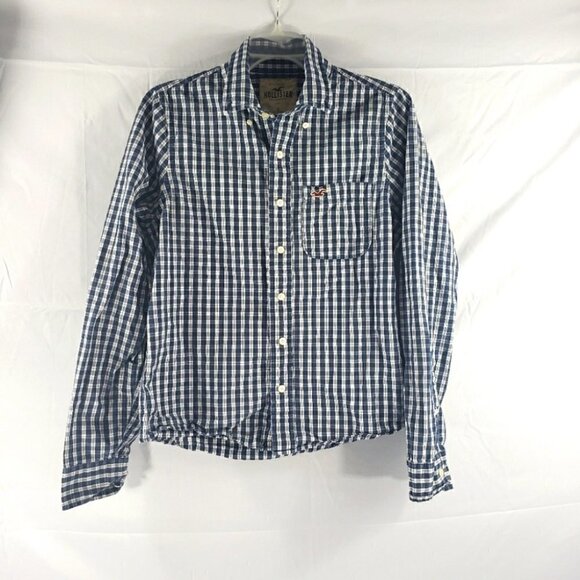 Hollister Plaid Button Down Shirt Size Large - Picture 1 of 7